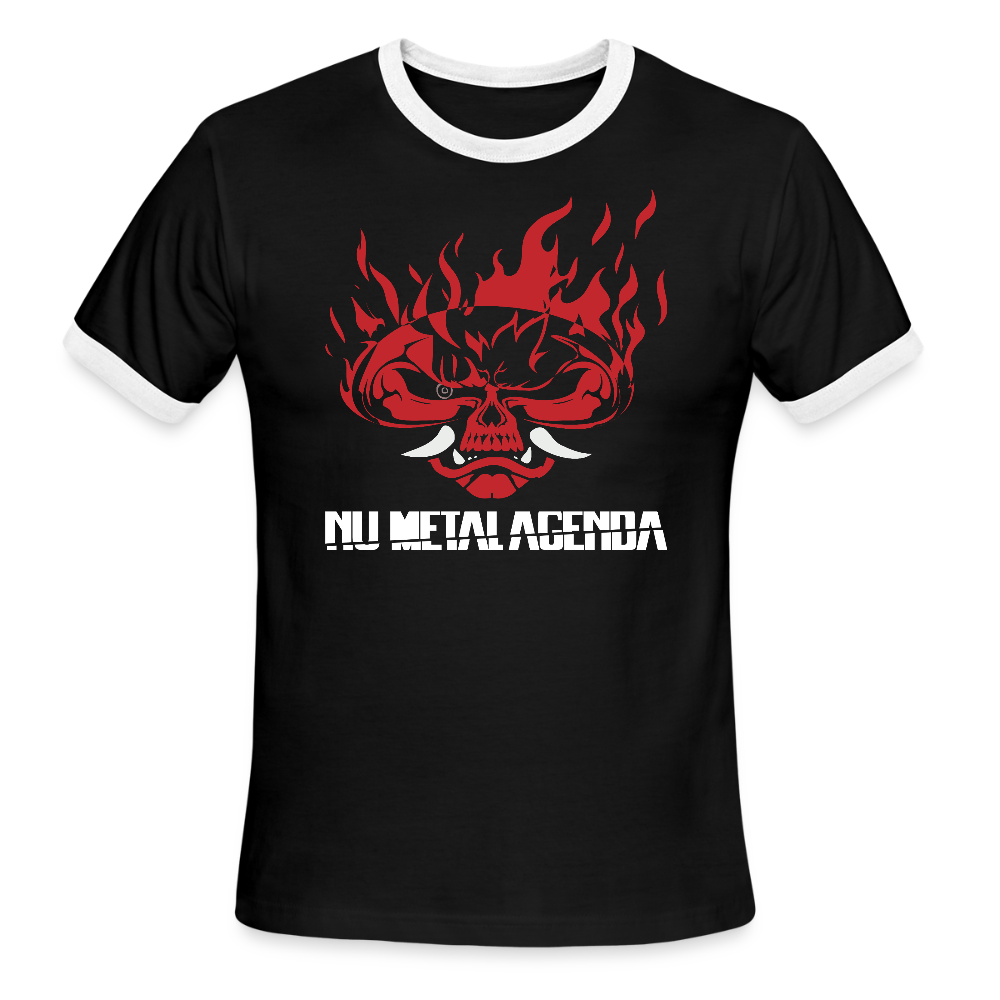 The Samurai Metal Agenda - Ringer T-Shirt - black/white