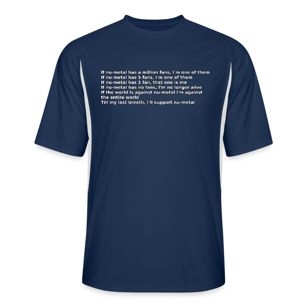 The Pledge - Cooling Performance Color Blocked Jersey - navy/white