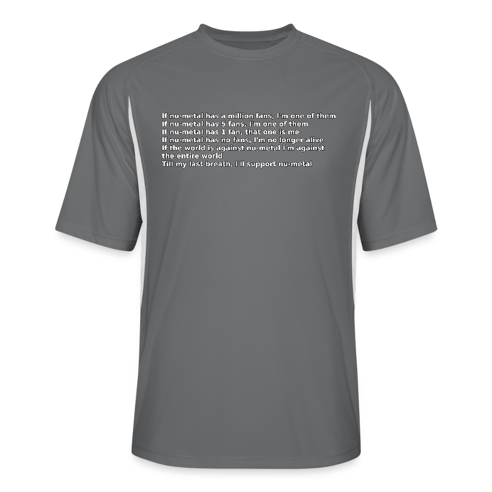 The Pledge - Cooling Performance Color Blocked Jersey - dark gray/white