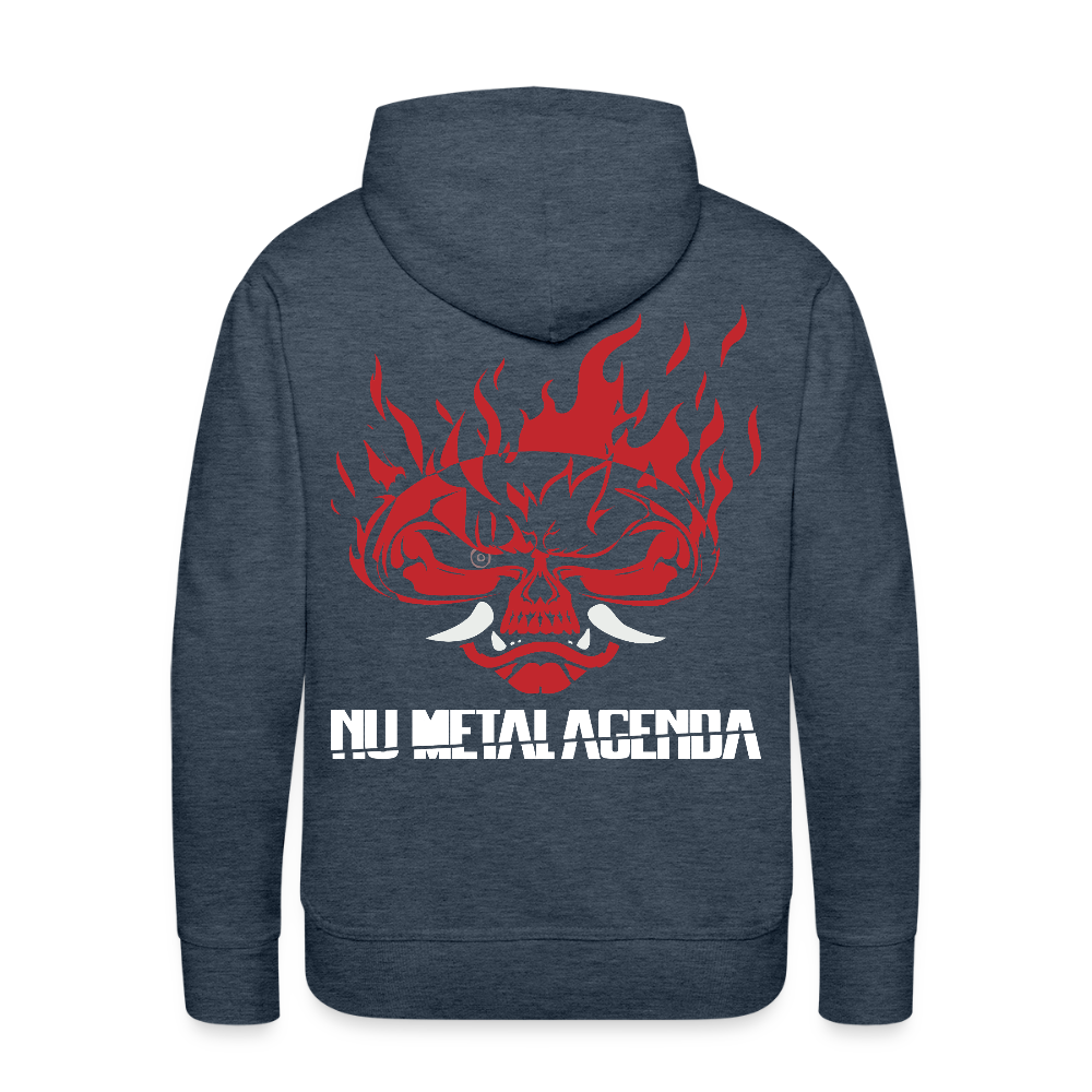 The Samurai Metal Agenda - Premium Hoodie - heather denim