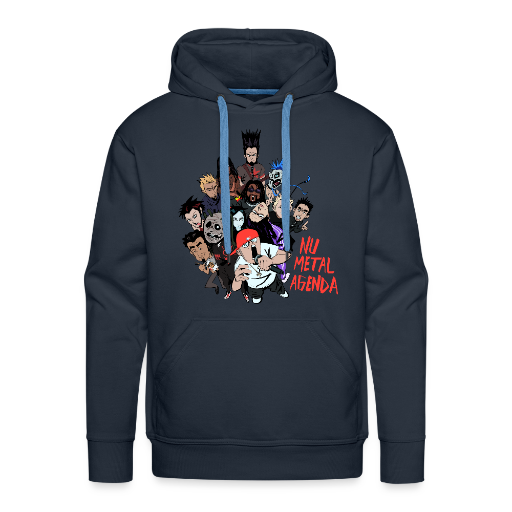 Nu Metal Family Portrait - Premium Hoodie - navy