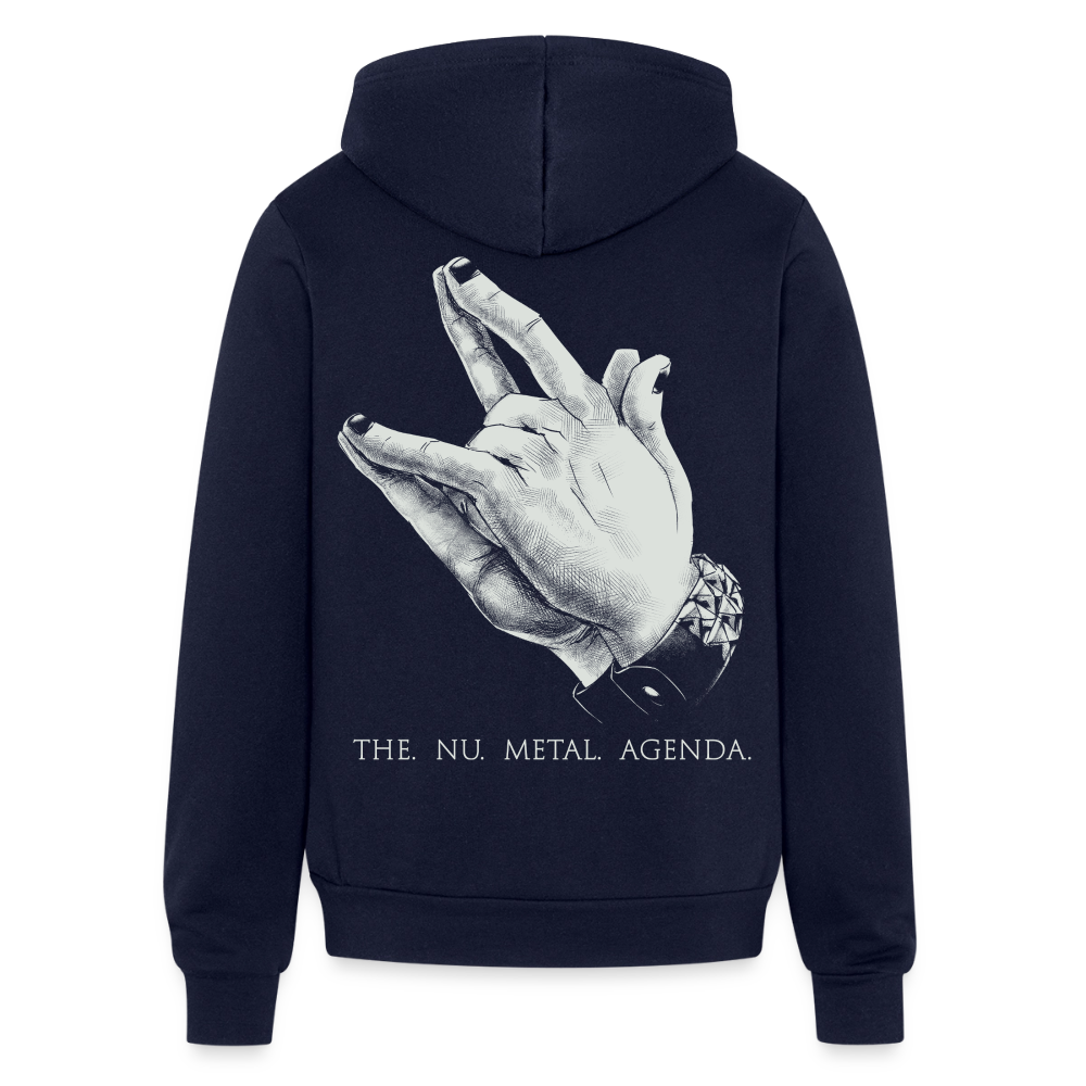 Nu Metal Will Provide - Zip Hoodie - navy