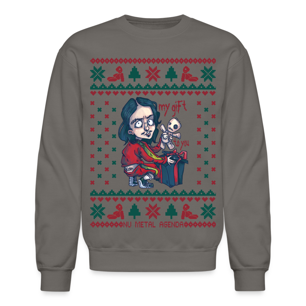 System's Greetings Xmas - Crewneck Sweatshirt - asphalt gray