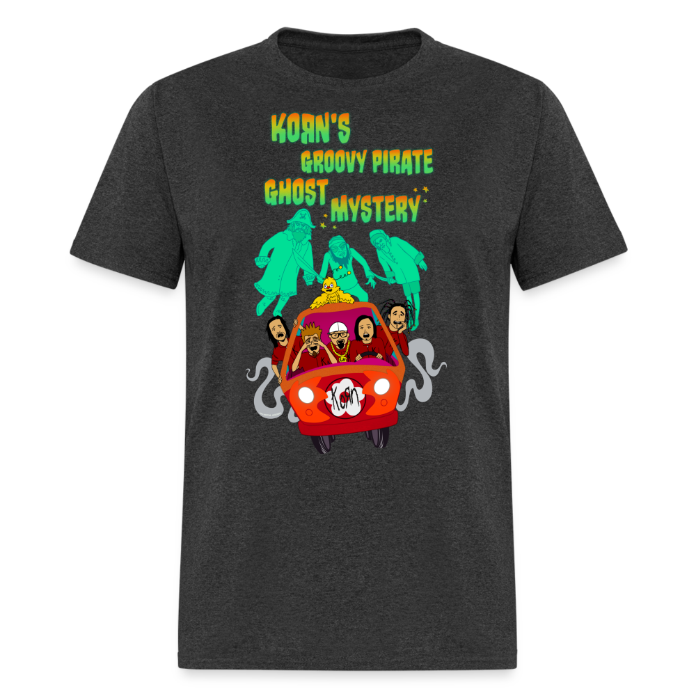 Korn's Groovy Pirate Ghost Mystery - T-Shirt - heather black