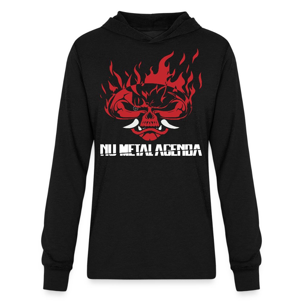 The Samurai Metal Agenda - Long Sleeve Hoodie Shirt - black