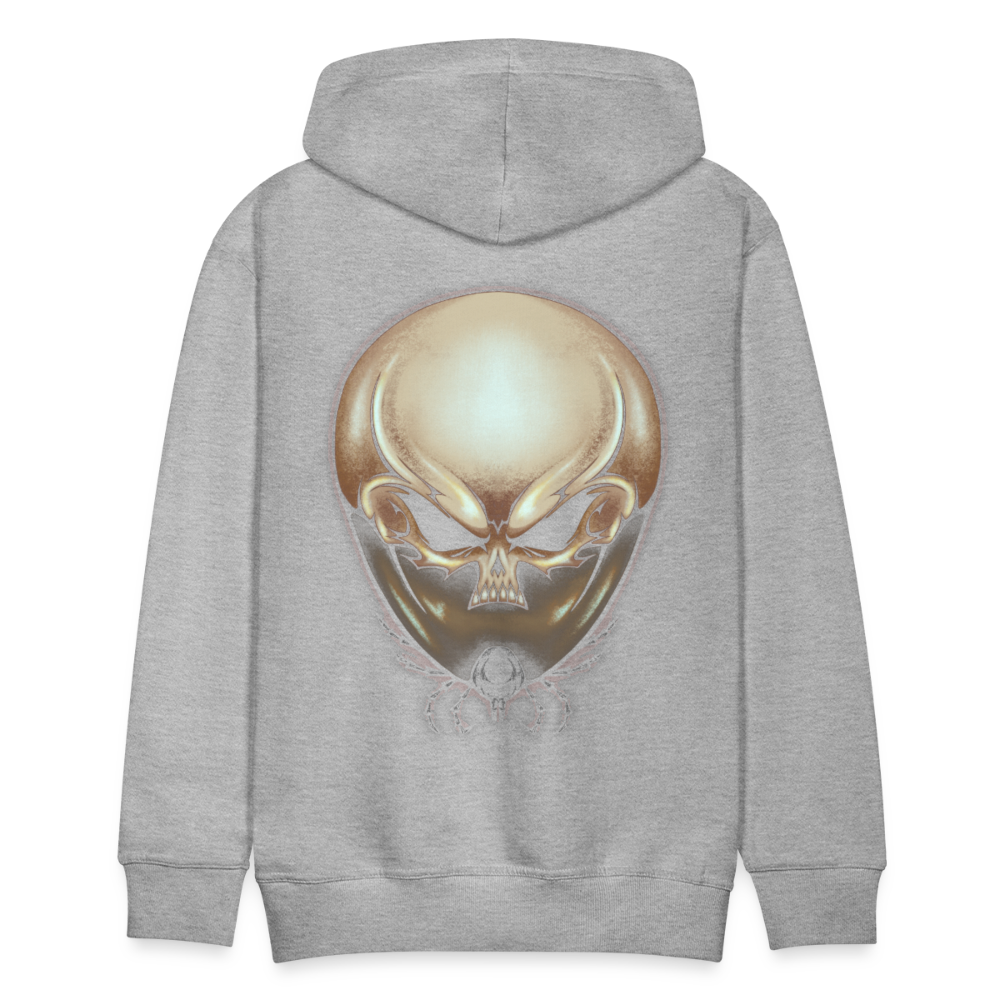 NMA Tick Skull - Premium Hoodie - heather grey