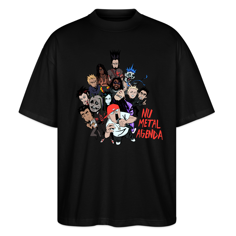 Nu Metal Family Portrait - Stanley/Stella Blaster Oversized T-Shirt - black