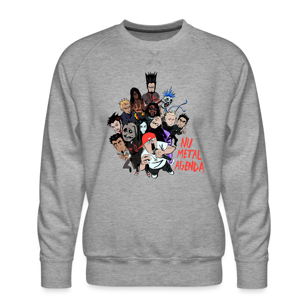 Nu Metal Family Portrait - Premium Sweatshirt - heather grey