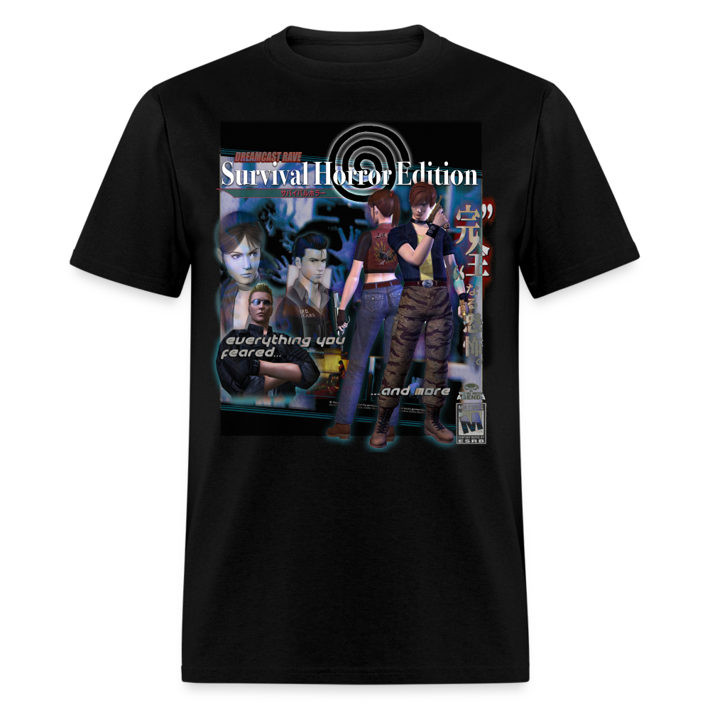 Dreamcast Rave: Survival Horror Edition - Resident Evil Code Veronica - Classic T-Shirt - black
