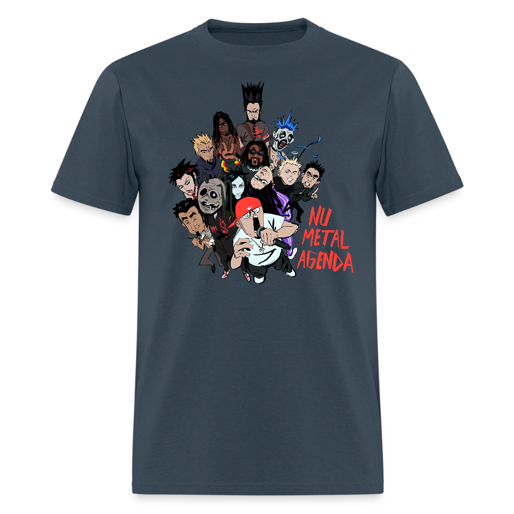 Nu Metal Family Portrait - Classic T-Shirt - blue dusk
