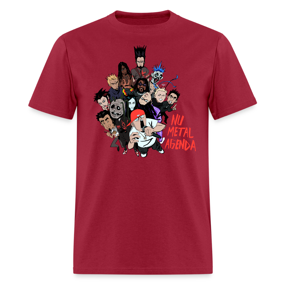 Nu Metal Family Portrait - Classic T-Shirt - dark red