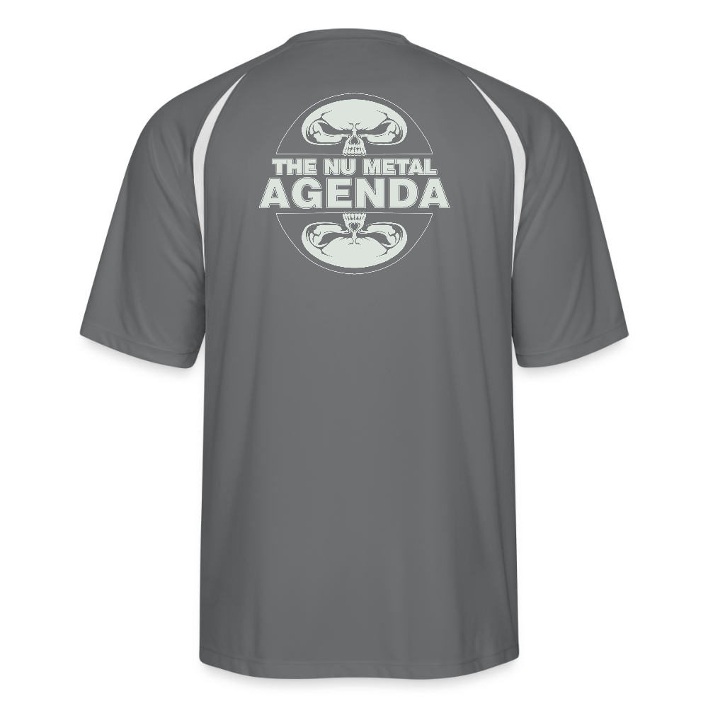 The Pledge - Cooling Performance Color Blocked Jersey - dark gray/white