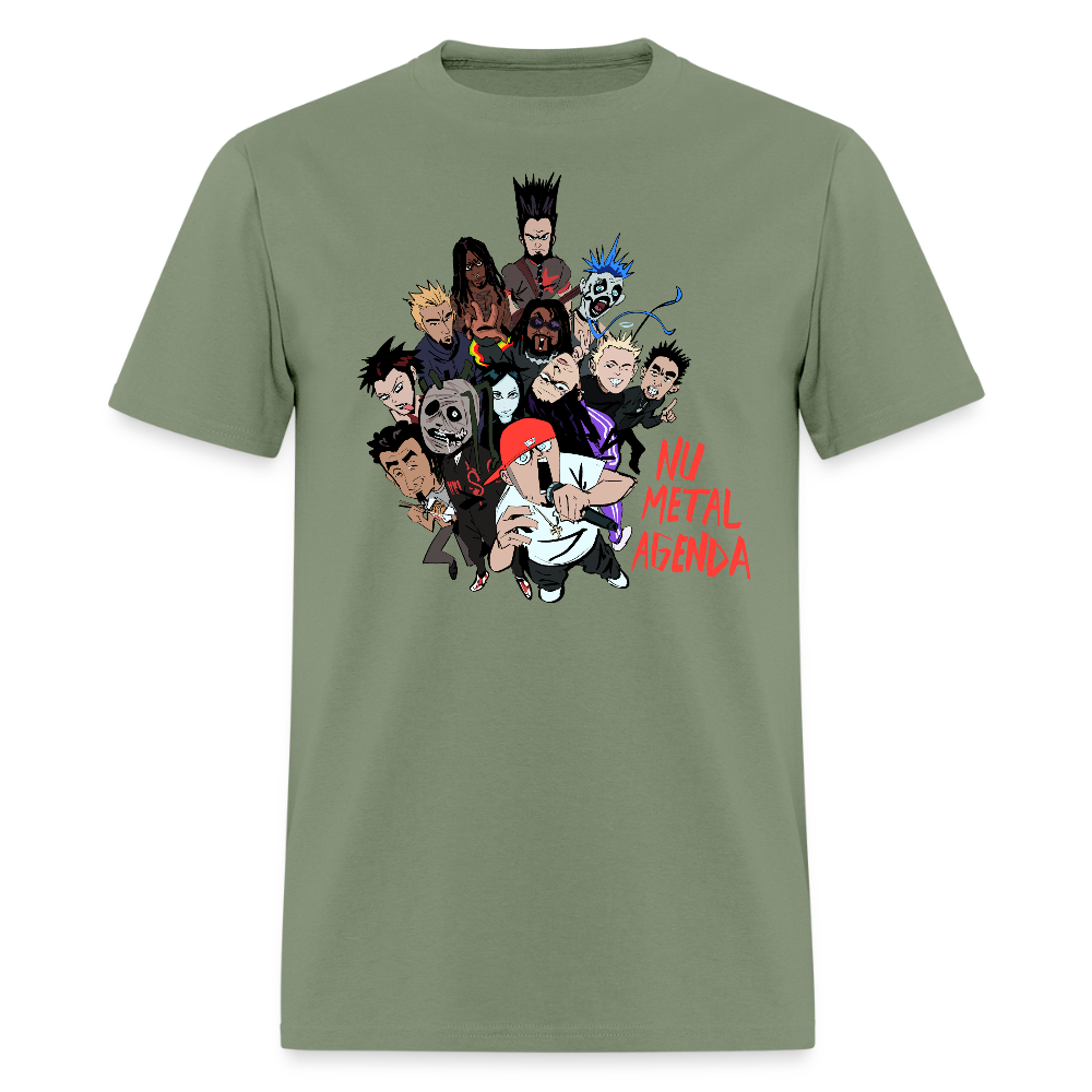 Nu Metal Family Portrait - Classic T-Shirt - military green