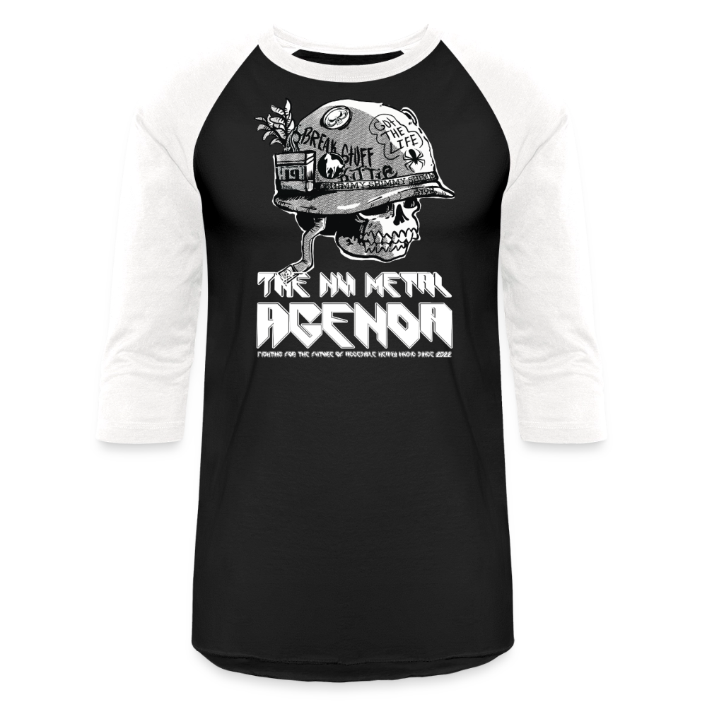 NMARMY - Baseball T-Shirt - black/white