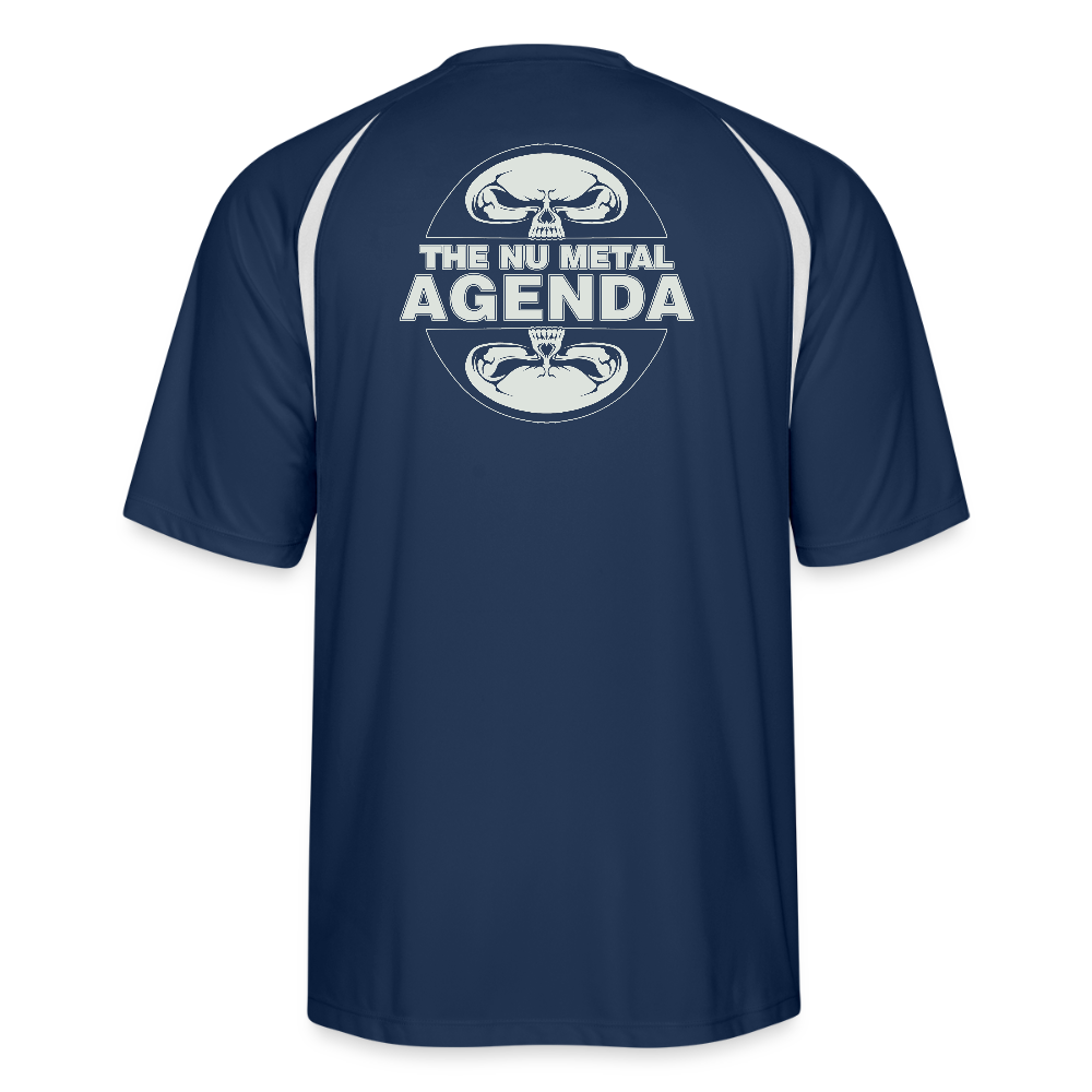 The Pledge - Cooling Performance Color Blocked Jersey - navy/white