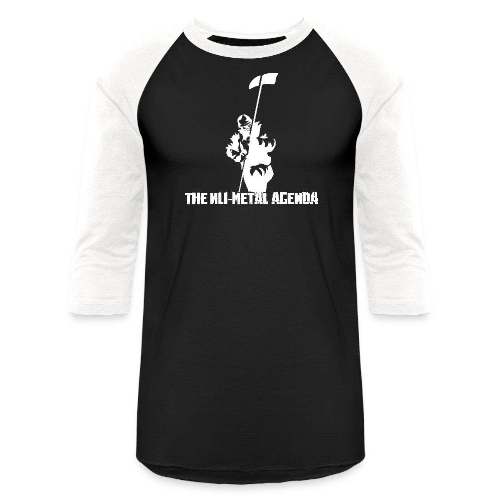 LiNMAkin Park - Baseball T-Shirt - black/white