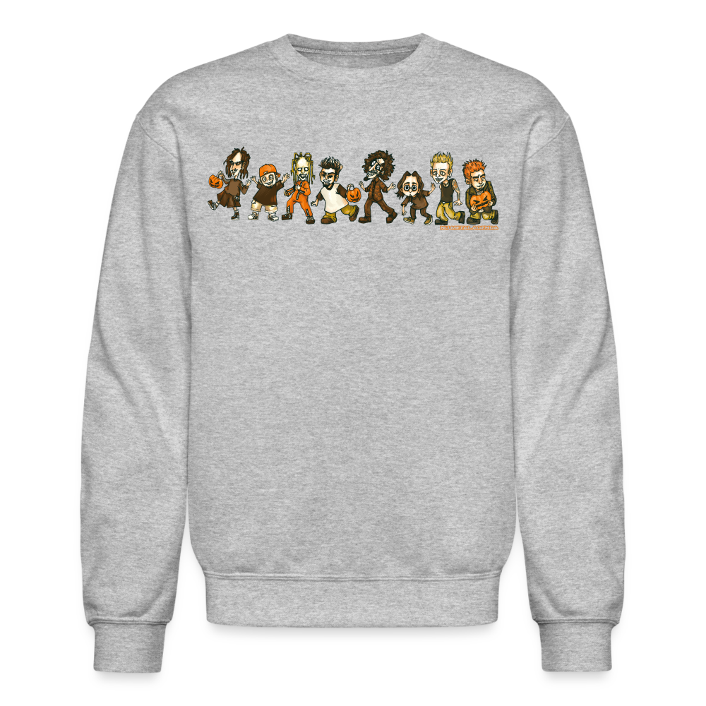 Nu Metal Trick or Treaters - Crewneck Sweatshirt - heather gray