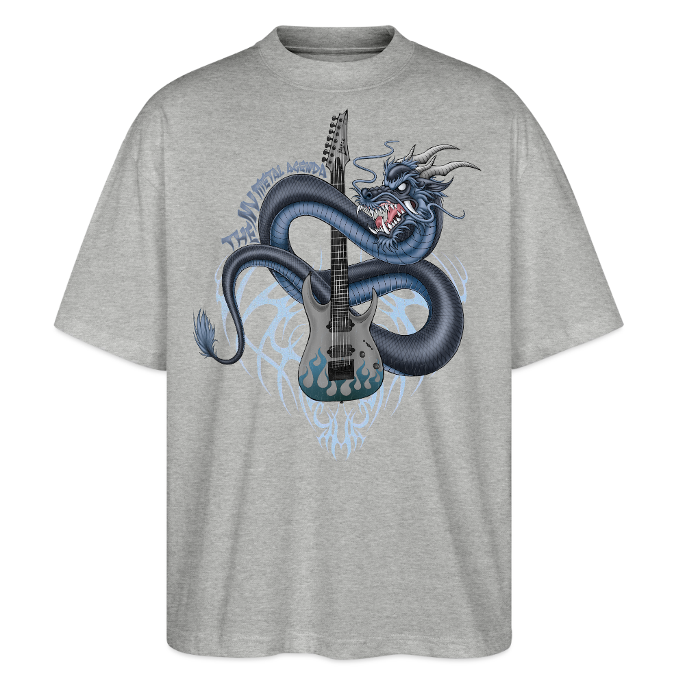 The Nu Metal Dragon Agenda - Stanley/Stella Blaster Oversized T-Shirt - heather gray