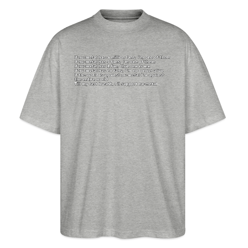 The Pledge - Stanley/Stella Blaster Oversized T-Shirt - heather gray