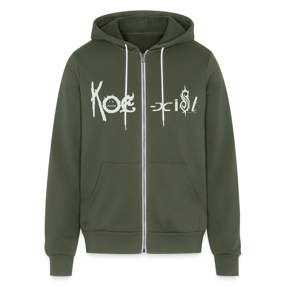 Koexist - Zip Hoodie - military green