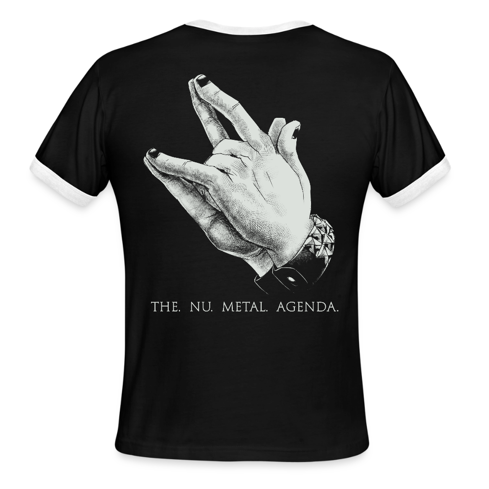 Nu Metal Will Provide - Ringer T-Shirt - black/white