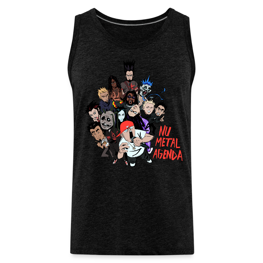 Nu Metal Family Portrait - Premium Tank - charcoal grey