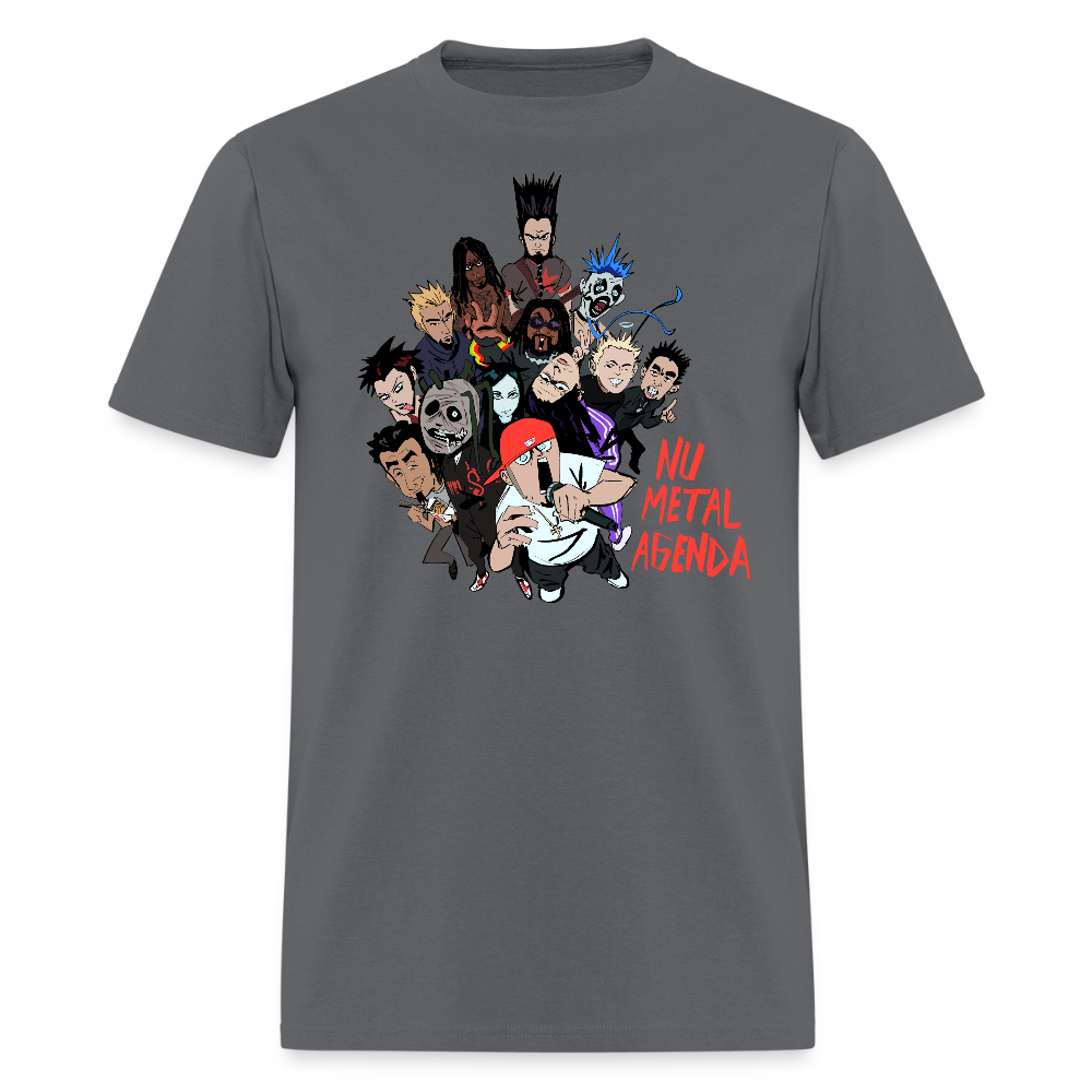 Nu Metal Family Portrait - Classic T-Shirt - charcoal