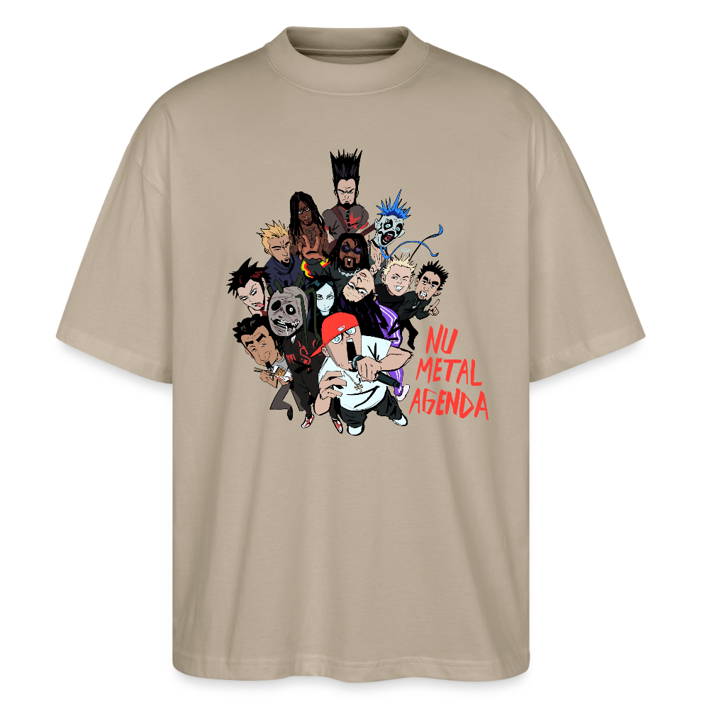 Nu Metal Family Portrait - Stanley/Stella Blaster Oversized T-Shirt - stone