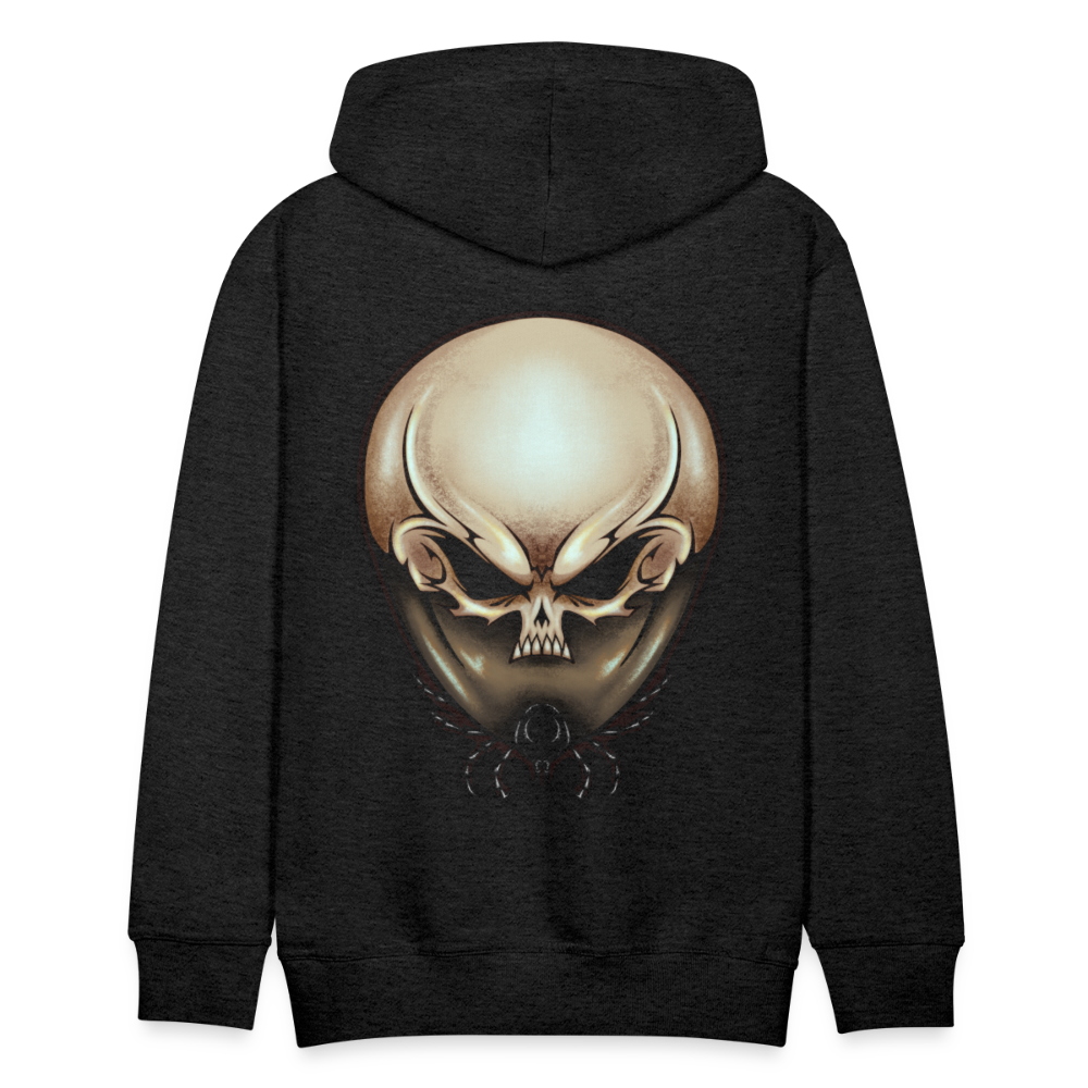 NMA Tick Skull - Premium Hoodie - charcoal grey