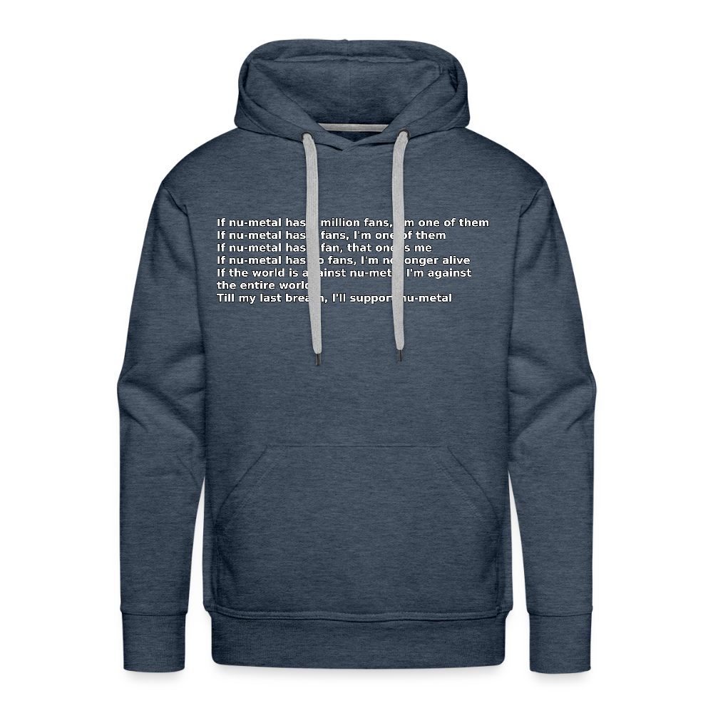 The Pledge - Premium Hoodie - heather denim