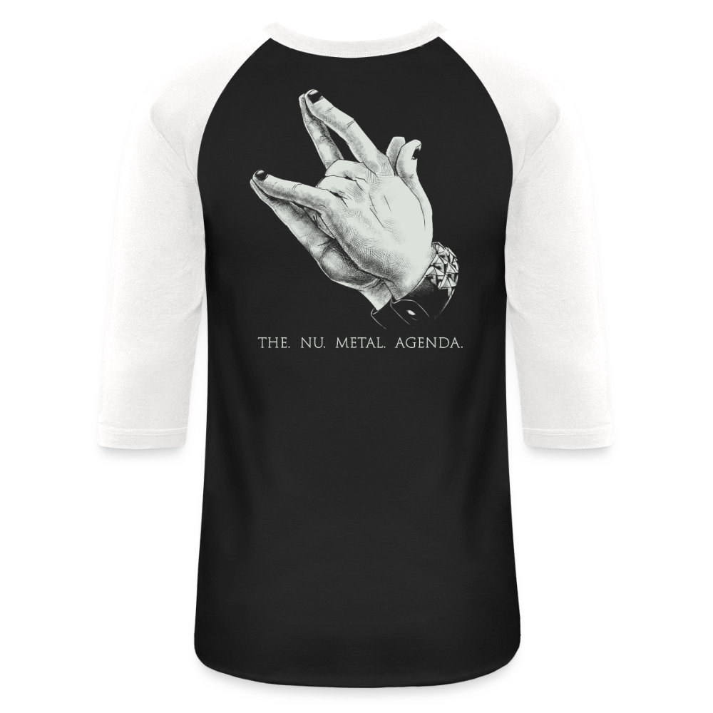 Nu Metal Will Provide - Baseball T-Shirt - black/white