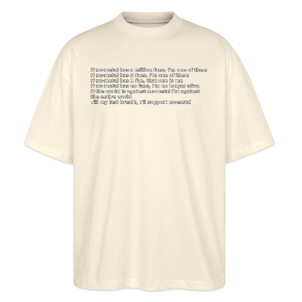 The Pledge - Stanley/Stella Blaster Oversized T-Shirt - natural raw