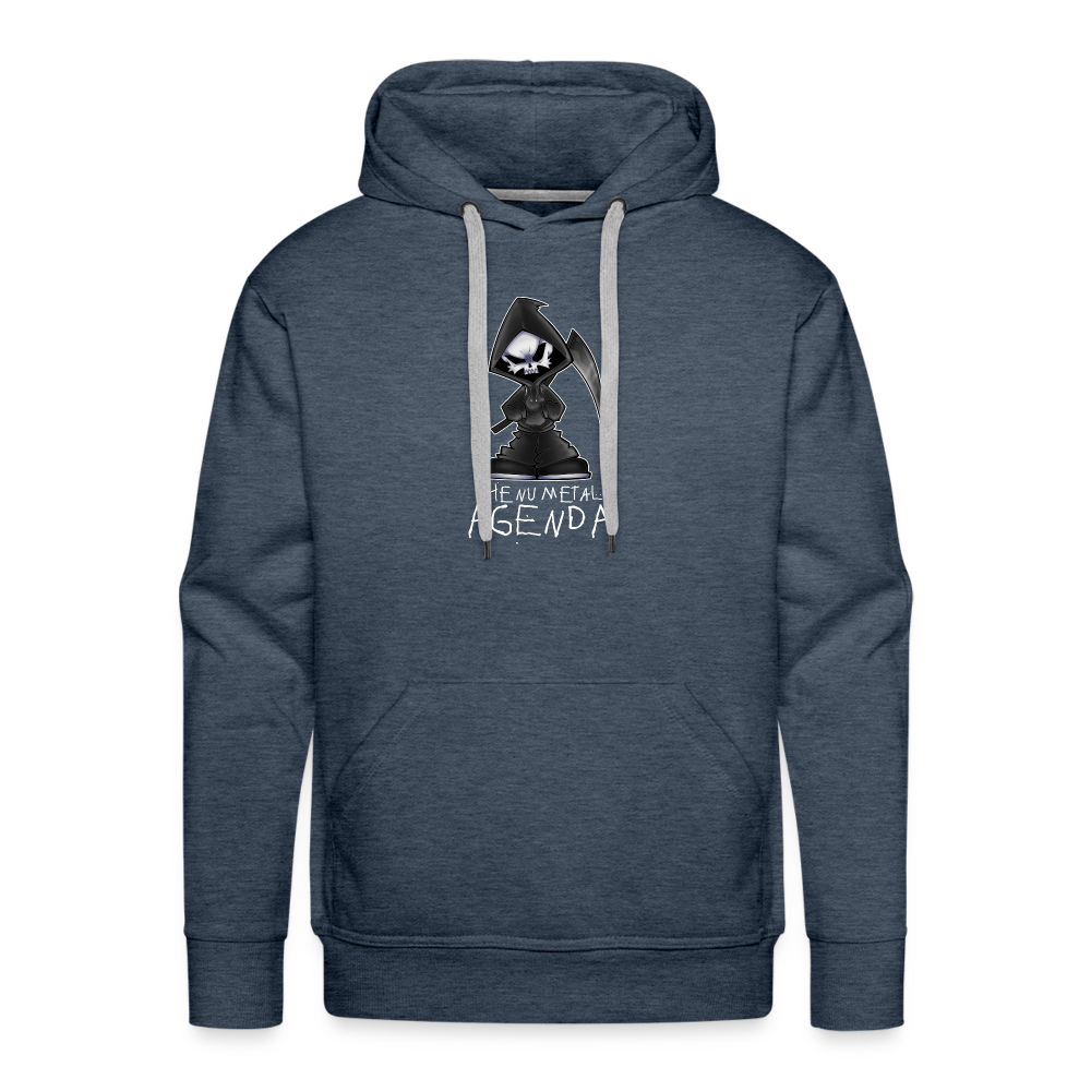 NMA Skull Reaper - Premium Hoodie - heather denim