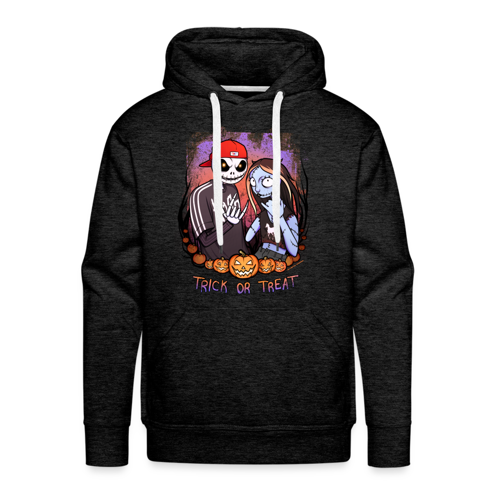 Jack and Sally Nu-Metal Enjoyers - Hoodie - charcoal grey