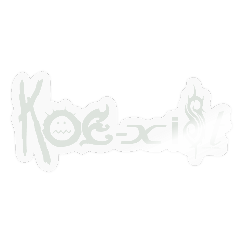 Koexist - Sticker - transparent glossy