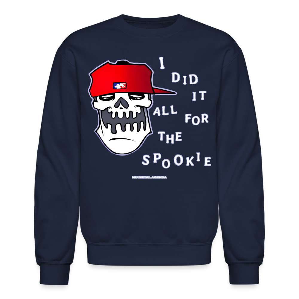 Did It All for the Spookie - Crewneck Sweatshirt - navy