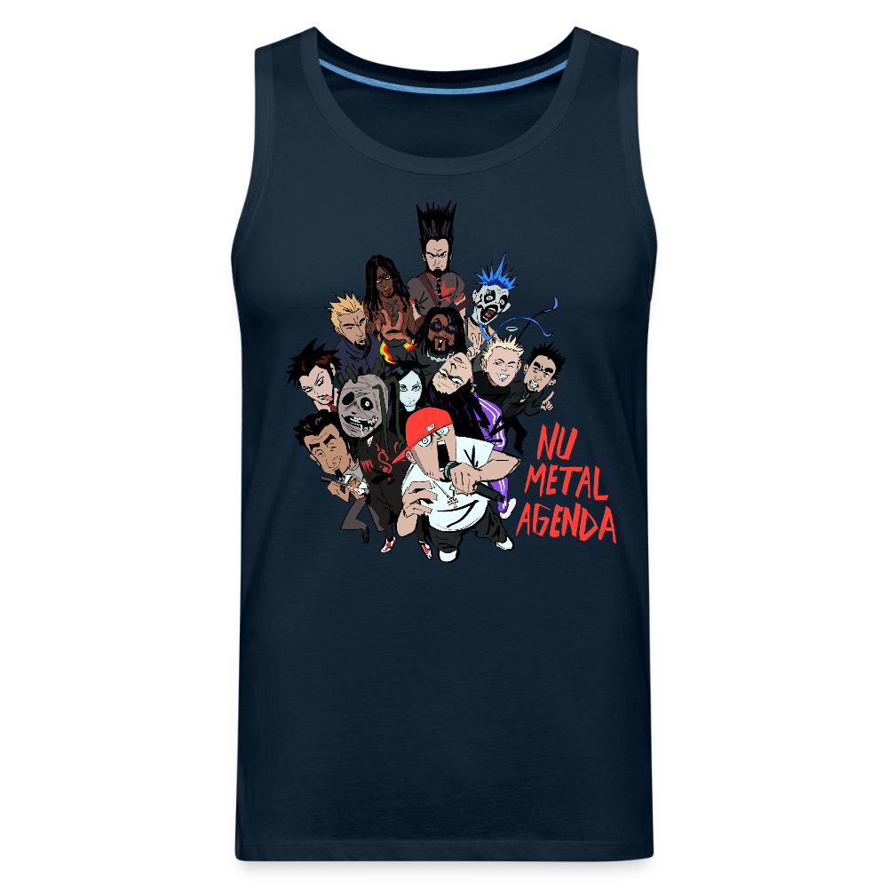 Nu Metal Family Portrait - Premium Tank - deep navy