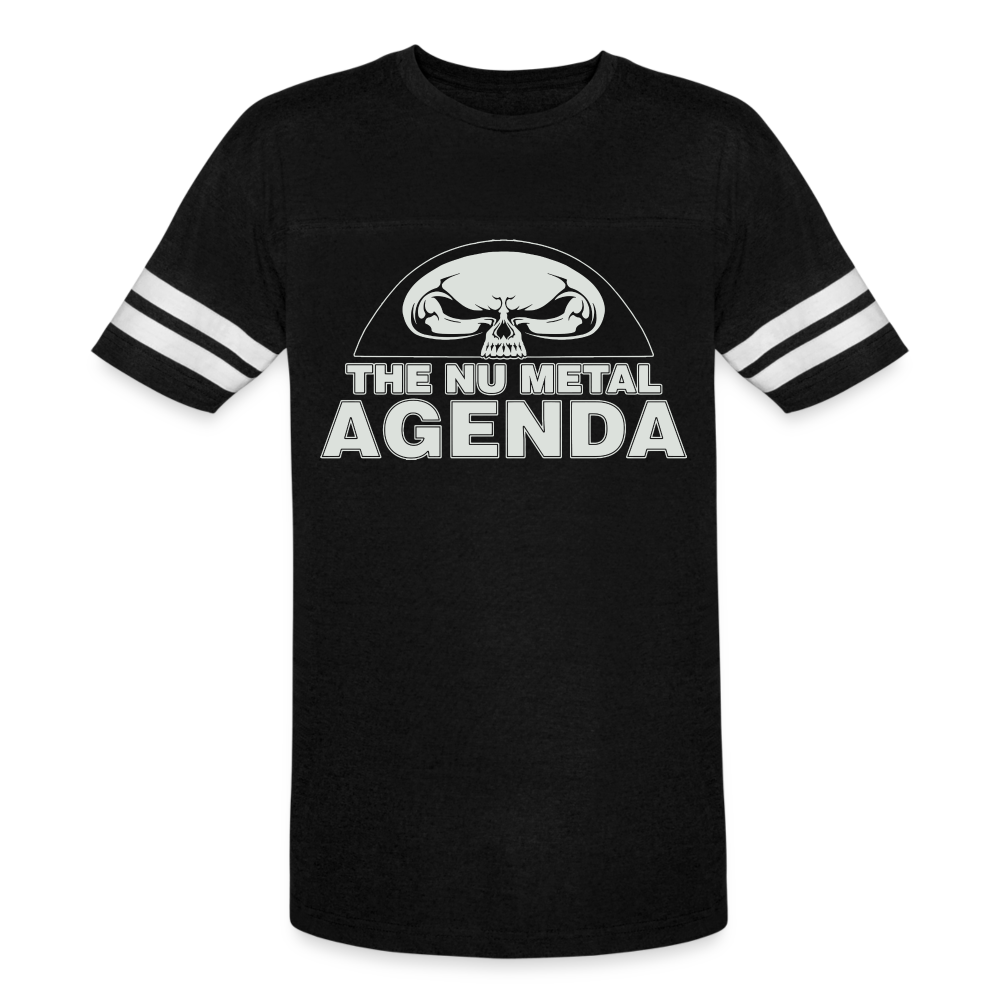 NMA Skull - Vintage Sport T-Shirt - black/white