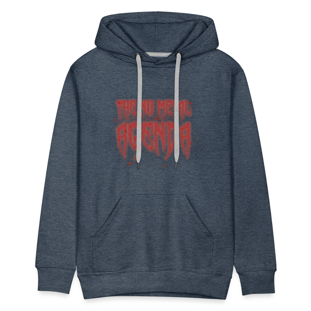 NMA Tick Skull - Premium Hoodie - heather denim