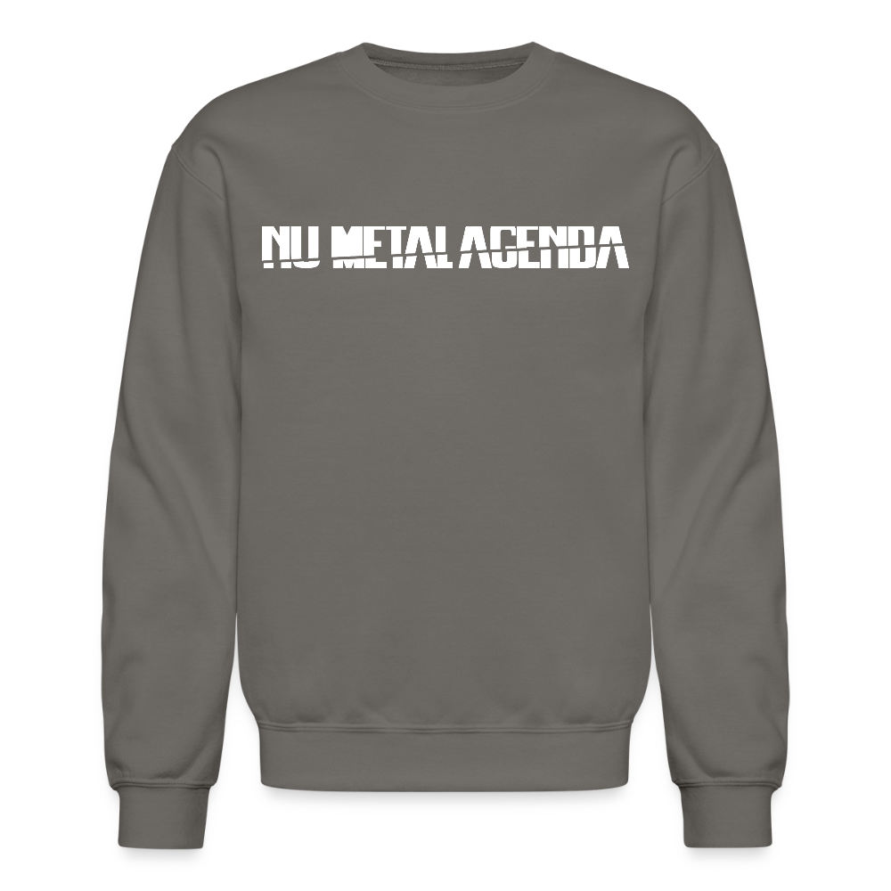 The Samurai Metal Agenda - Crewneck Sweatshirt (2-Side) - asphalt gray