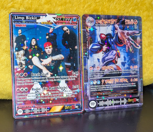 Limp Bizkit Holographic Trading Card Set