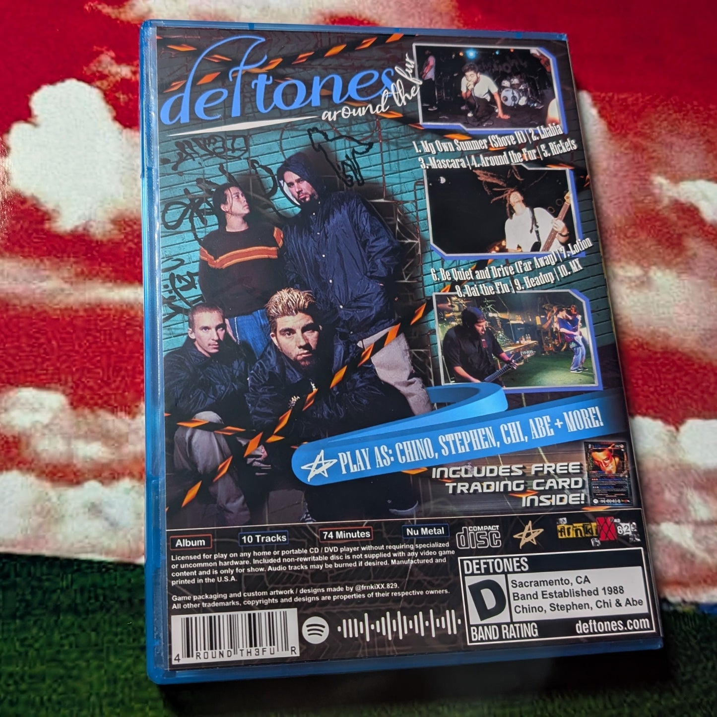 Deftones / Around the Fur PlayStation 2 Case