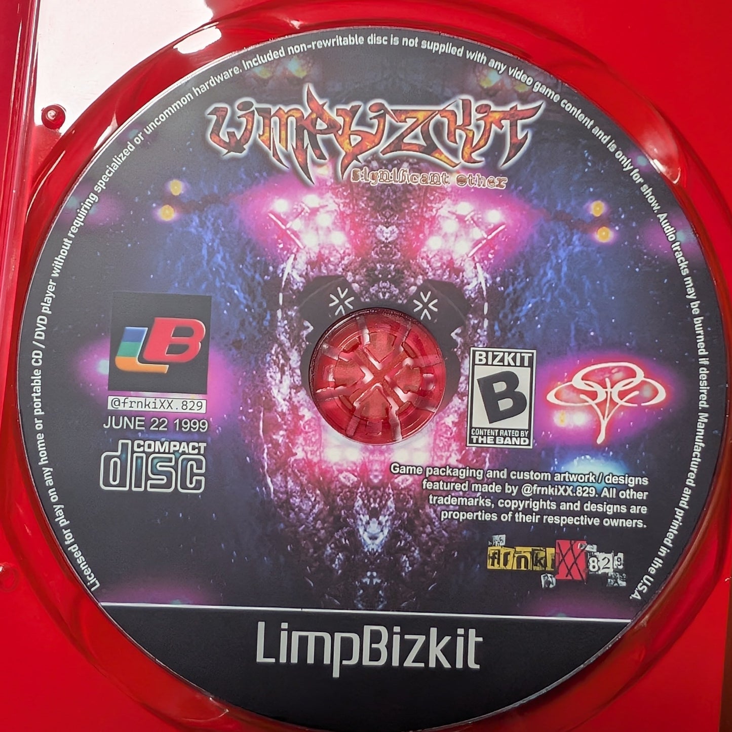 Limp Bizkit / Significant Other PlayStation 2 Case