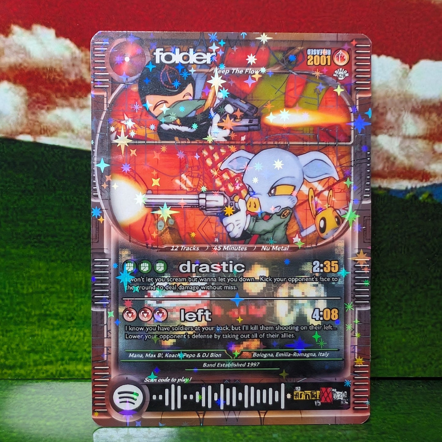 Folder Keep the Flow Holographic Trading Card