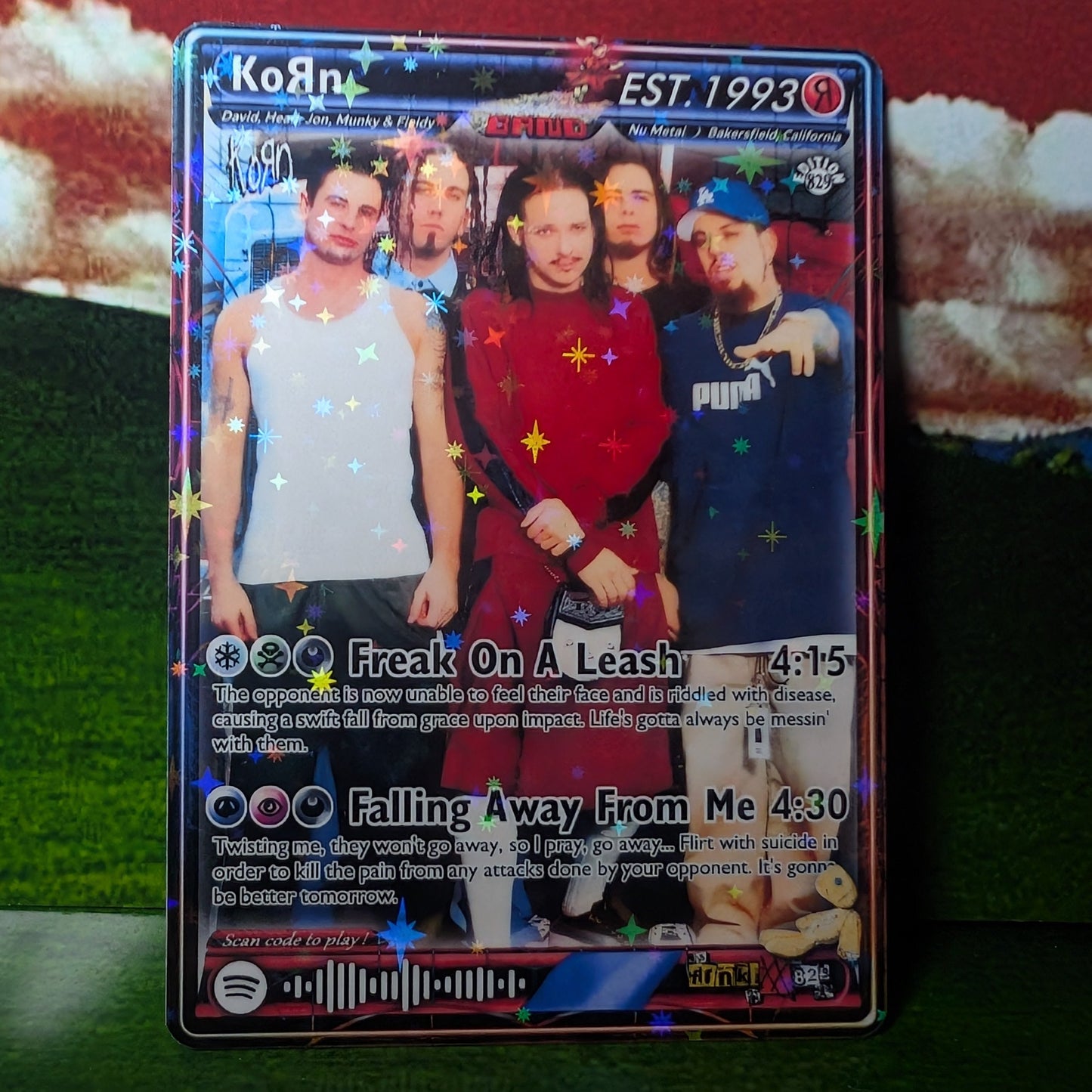 KoRn Holographic Trading Card Set