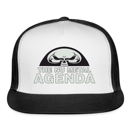 NMA Skull - Trucker Cap - white/black