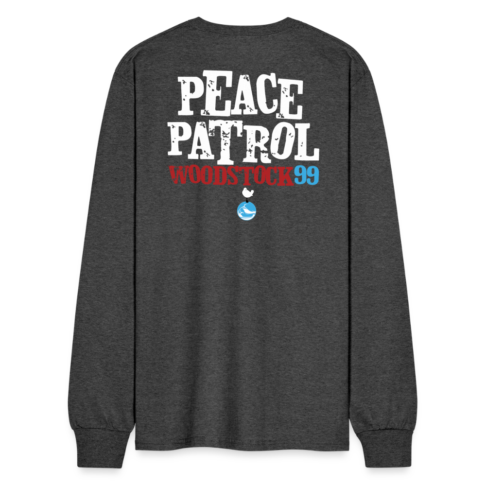 Woodstock 99 Peace Patrol - Longsleeve - heather black