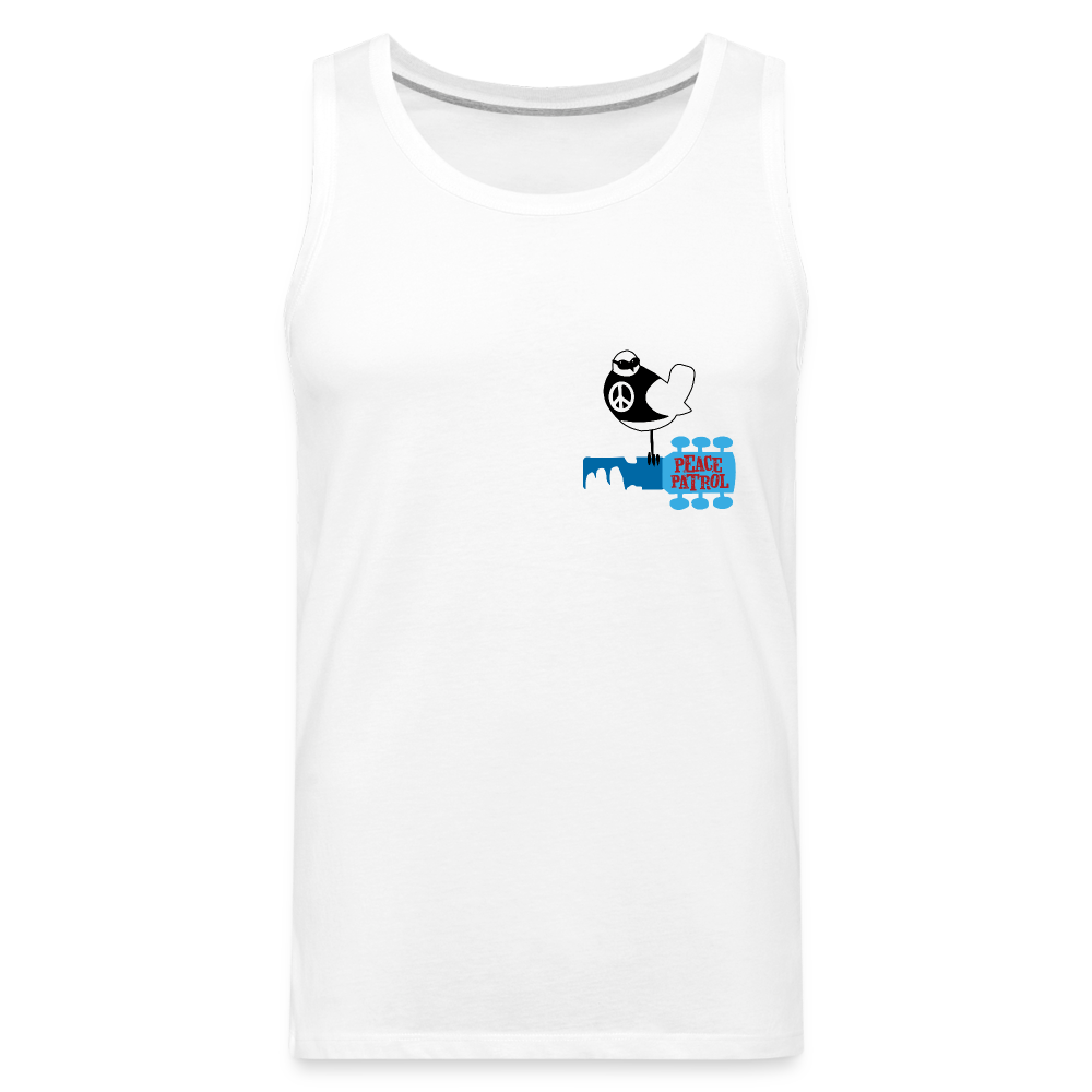 Woodstock 99 Peace Patrol - Men’s Premium Tank - white