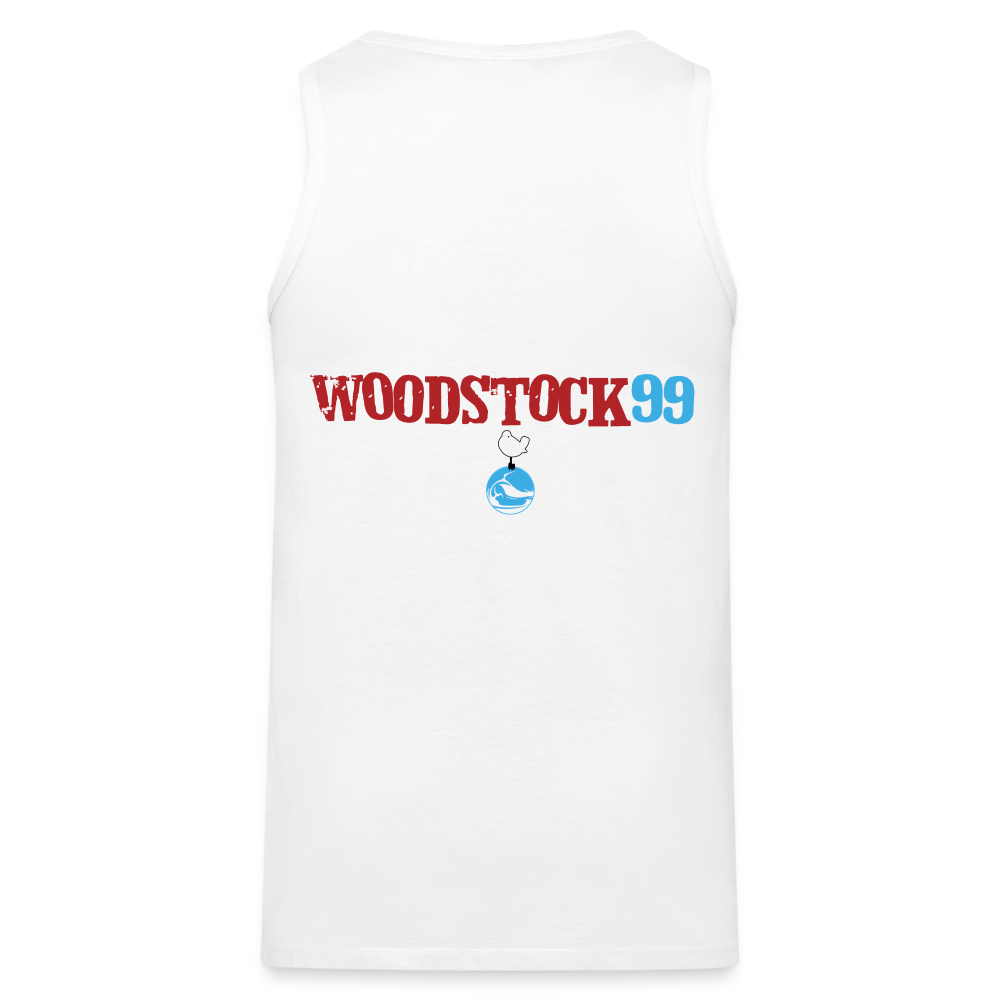 Woodstock 99 Peace Patrol - Men’s Premium Tank - white