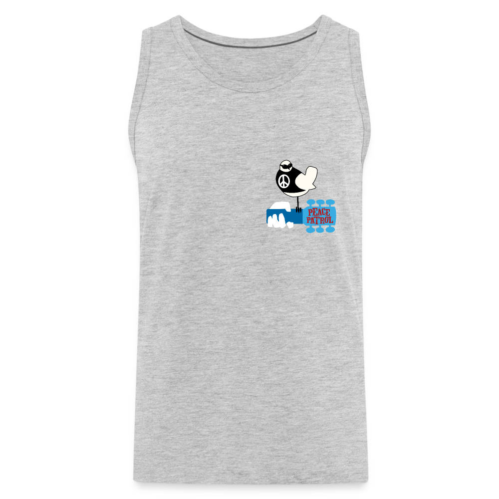 Woodstock 99 Peace Patrol - Men’s Premium Tank - heather gray